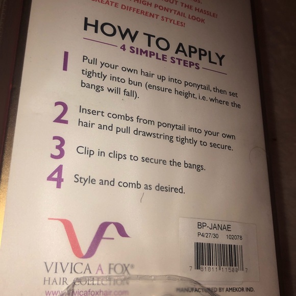 VIVICA A. FOX Bang ‘n Pony wig - Picture 9 of 11